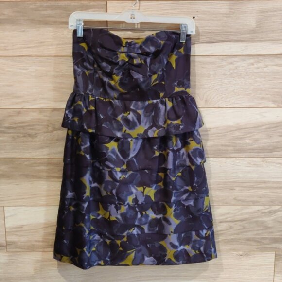 J. CREW Strapless Silk Shell Dress 8 - Picture 3 of 7